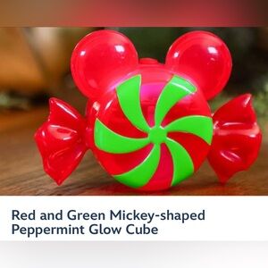 Disneyland Mickey Glow Cube NWT